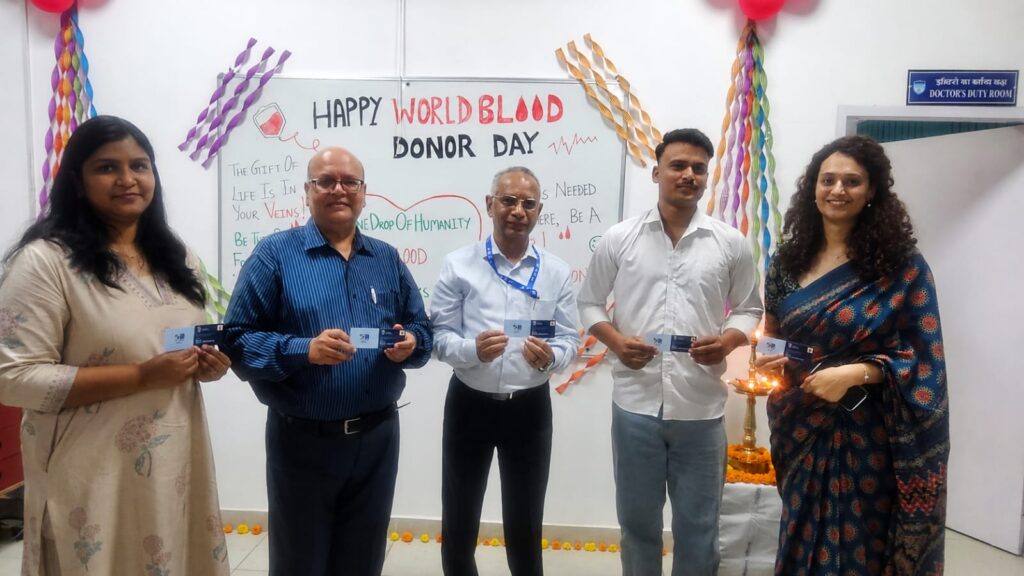 विश्व रक्तदाता दिवस पर हिम्स में रक्तदान जागरूकता कार्यक्रम एवं सम्मान समारोह का भव्य आयोजन