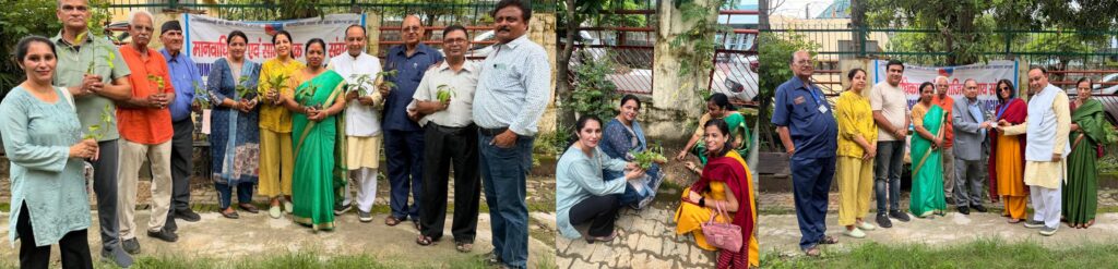 आईडी कार्ड वितरण एवं वृक्षारोपण कार्यक्रम का आयोजन