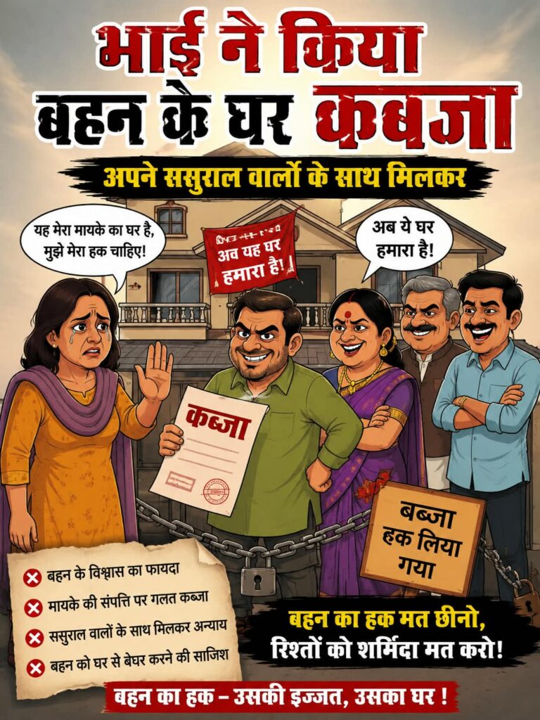 पंजीकृत वसीयत से मिली संपत्ति पर जबरन कब्जे का आरोप, ताले-CCTV/DVR तोड़कर नकदी, आभूषण व सामान ले जाने की शिकायत:::::गुंजन उपाध्याय