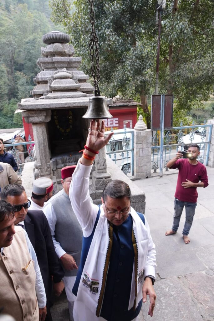 मुख्यमंत्री पुष्कर सिंह धामी ने आदिबद्री मंदिर में की पूजा-अर्चना, प्रदेशवासियों की सुख-समृद्धि की कामना*